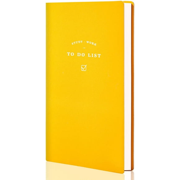 Cahier Liste de Choses à Faire Poche Bloc-Notes Liste de Choses à Faire Bloc-Notes Choses Quotidiennes à Faire Petite Liste à Cocher avec Papier Ligné 3,8 Pouces x 7,0 Pouces, Morandi Vert-Macaron Jaune