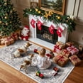 thumbnail image 7 of Hallway Washable Runner Rug - 3x6 Kitchen Rugs Entryway Vintage Soft Floor Mat Non Slip Indoor Farmhouse Carpet For Bathroom Living Room Bedroom (3 X 6  Brick), 7 of 7