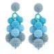 thumbnail image 2 of Joyería bohemia de s mujeres con decración cuelga los pendientes Zulema Pendientes colgantes de bolas, 2 of 7