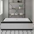 thumbnail image 4 of Malibu Home Zanzibar Massaging Air Jet Bathtub 66"x 36"x 22" in Biscuit, 4 of 5