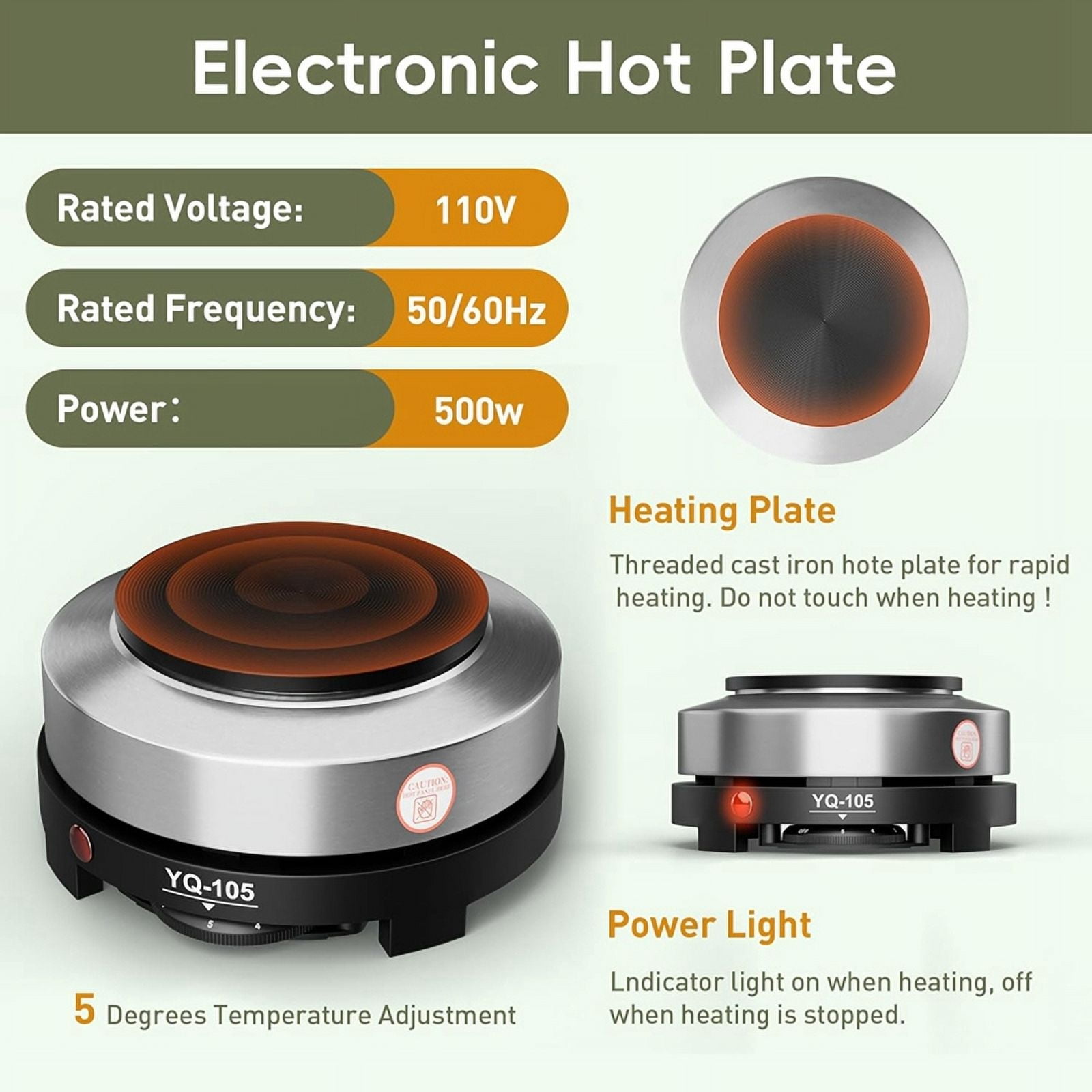 Candle Making Kit with Hot Plate, Candle Making Supplies with Wax Melting Pot, Stirring Spoon, Anti-Scalding Pad,US Plug