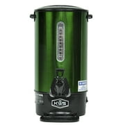 KWS WB-10 9.7L/41Cups Commercial Heat Insulated Water Boiler and Warmer Stainless Steel (Green)