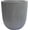 Mediterranean Gray., variant on 12.4" Tall Round Tapered Planter - Gray Faux Cement Finish, Lightweight Durable Plastic Plant Pot with Drainage Hole & Plug, Weather & UV Resistant Pot for PLANTS Indoor/Outdoor Use, 10.5" Opening