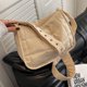 thumbnail image 4 of Bolso de hombro Bolso de algodón Acolchado Rombo Casual Shopping Crossbody Beige, 4 of 9