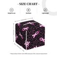 thumbnail image 2 of Honeii 's Breast Cancer Awareness3 for Leather Square Tissue Box Cover Holder: A Stylish Organizer for Tabletops, Bathrooms, Cars & Offices, 2 of 5