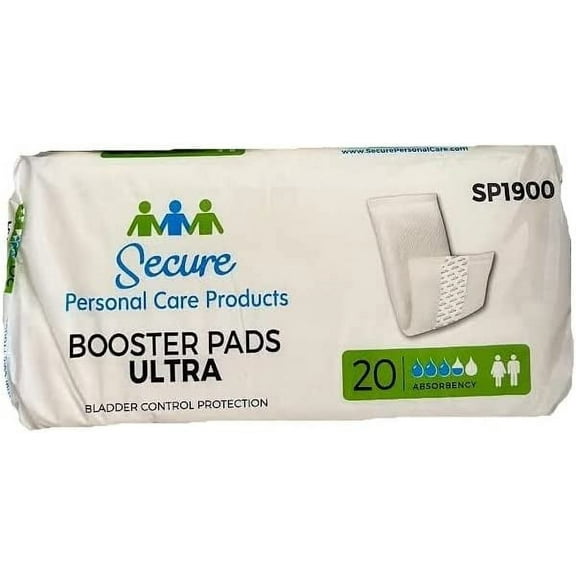 Booster Pads Ultra, SP1900, 13 Inch Length, 20 Count (Case of 9)