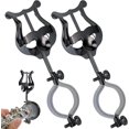 thumbnail image 1 of Clarinet lyre,2 Pack Black Lyre Holder for Marching, 1 of 5