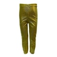 thumbnail image 3 of RTKFRFLM Kids Metallic Sequin Leggings Sparkly Stretch Dance Pants for Performance Green 3-4 Years, 3 of 3