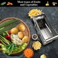 thumbnail image 5 of Potato Slicer French Fries,Stainless Steel Slicer Cutter with Suction Feet & Replacement Parts,for Kitchen Cutting Utensils, 5 of 8
