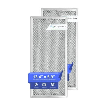 Grease Filter for GE Microwave Range Hood WB06X10596, 2 Filters