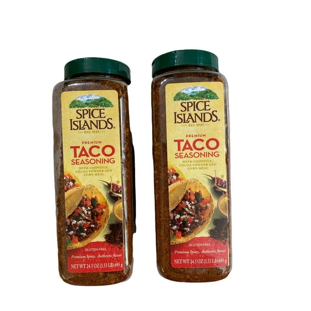 Spice Islands Taco Seasoning with Chipotle Cocoa Powder and Corn Meal