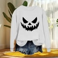 thumbnail image 4 of Neewe Women's Casual Crew Neck Sweatshirt Halloween Printed Loose Soft Long Sleeve Pullover Tops, 4 of 4
