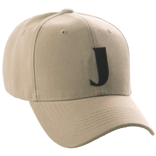 Daxton Structured Curve Visor Bill Baseball Hat 3D Capital Alphabet ...