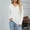 White, variant on Olyvenn Womens V Neck Long Sleeve Shirts Banded Bottom Cute Loose Fit Tops Dressy Casual Outfits for Fall Spring Navy S