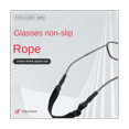 thumbnail image 3 of Adjustable Glasses Strap - No Tail Eyeglass Straps, Universal Fit Rope Eyewear Retainer, Sport Unisex Sunglass Retainer, 3 of 6