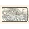 thumbnail image 2 of Alden 14x10 White Modern Wood Framed Museum Art Print Titled - West Indies Central America - Alden 1886, 2 of 4