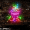 thumbnail image 3 of Glowneon Strawberry Juice Led Sign, Juice Shop Decor, Juice Bar Sign, 3 of 5