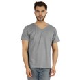 thumbnail image 1 of Inkmeso T-Shirt de Base à Col en V pour Homme, Manches Courtes, Uni, Coupe Régulière, en Coton, 1 of 7