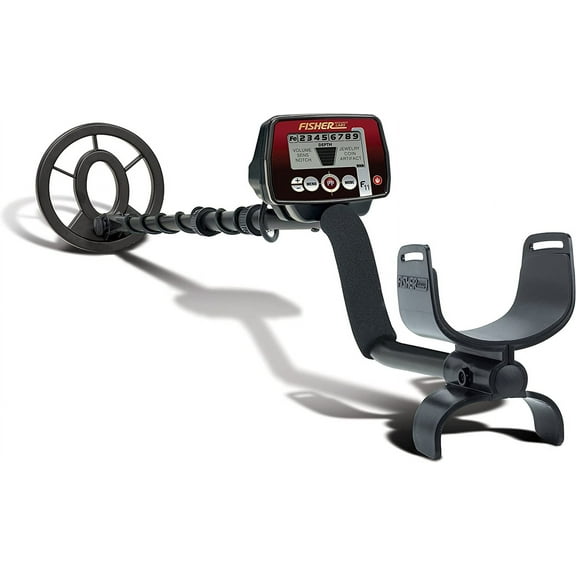 Fisher Labs Research Labs F11 All-Purpose Metal Detector Features a 7-inch Concentric Elliptical Waterproof searchcoil, Perfect for Detecting Various Treasures, 7.69 kHz Operating Frequency-Red