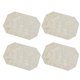 thumbnail image 2 of 17 pulgadas 4 piezas manteles antideslizantes tapetes de mesa de cena tapetes lavables, 2 of 10