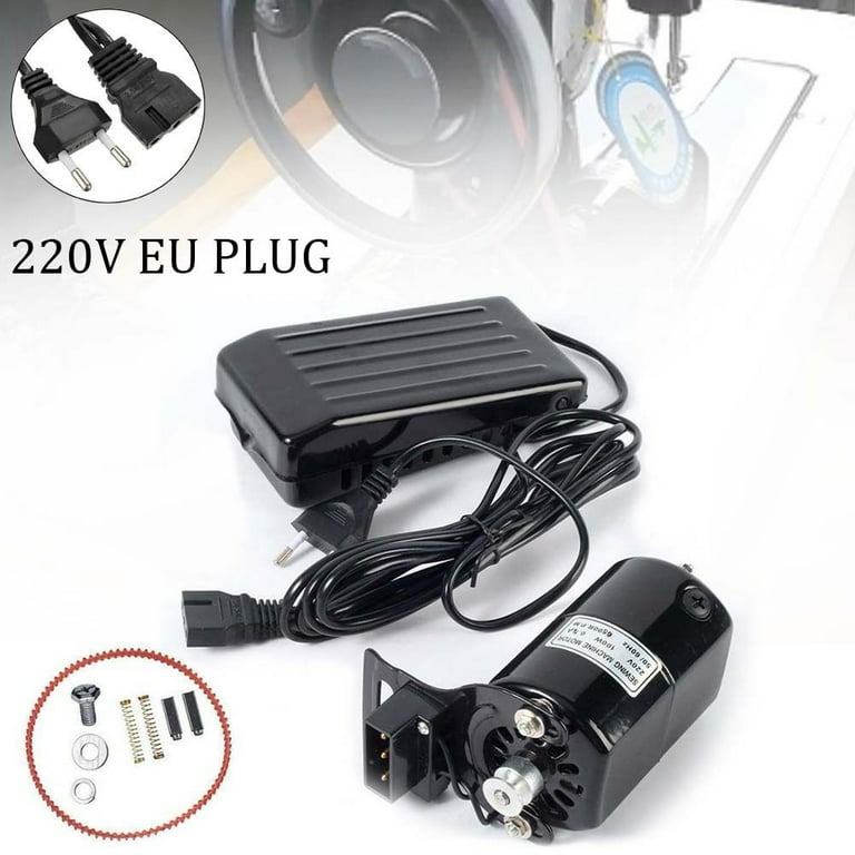 220V 100W Domestic Household Sewing Machine Motor with Foot Pedal