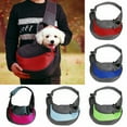 thumbnail image 6 of Pet Cat Sling Mesh Backpack Outdoor Shoulder Dog Pouch Chest Bag Portable Leather Nylon Carrier Puppy, 6 of 18
