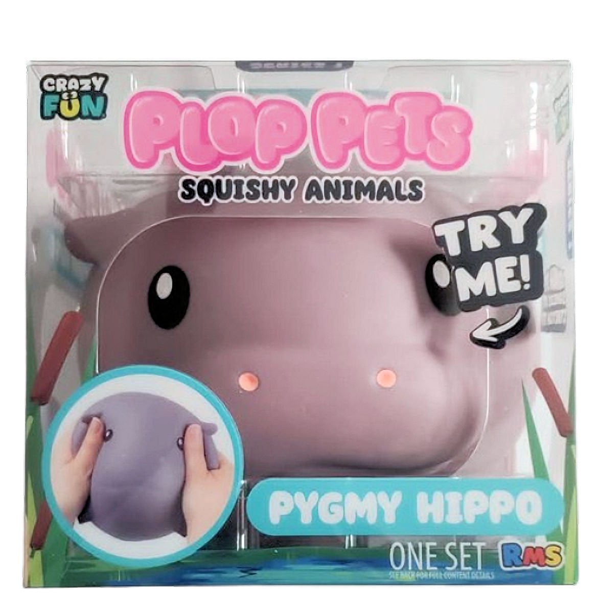 Plop Pets Squishy Pygmy Hippo