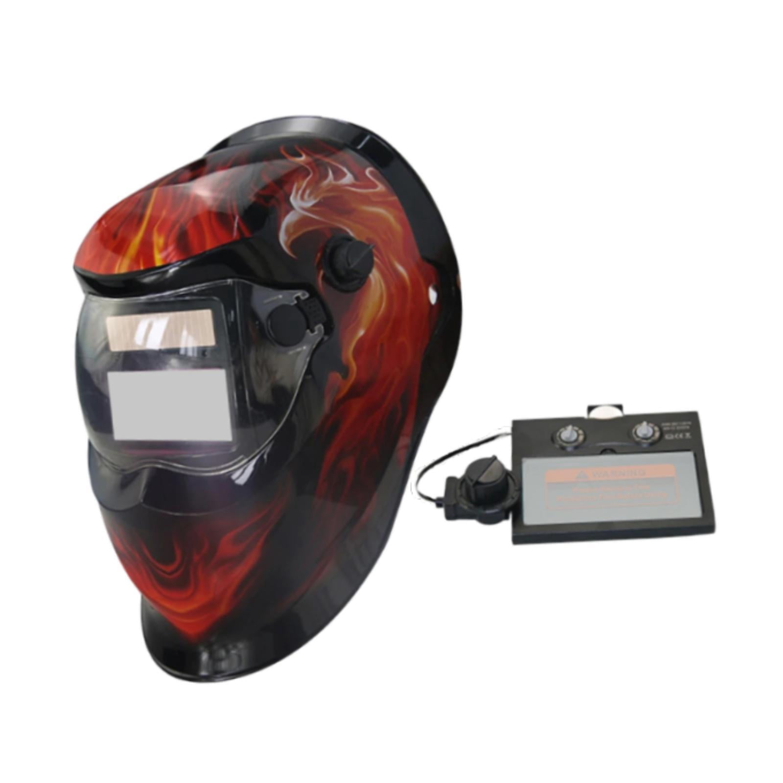 figatia Adjustable Welding Helmet Welder Hood Gear Protection Cover Portable High Temperature Resistant Welding Protector Face
