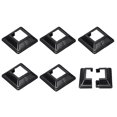 thumbnail image 1 of Unique Bargains Deck Post Base Cover, 6Pcs Split Style Post Bracket 33x33mm/1.3x1.3' Post Base for Hand and Stair Rails, 1 of 5