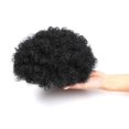 thumbnail image 2 of BEMS-1 pieza peluca negra chenilla explota envoltura de pelo afro puff, 2 of 5