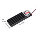 thumbnail image 5 of BQBQERT 5V XH2.54mm SSD Cooling Fan for NVMe 2280 Aluminum Alloy Heat Sink For Optimal Cooling, 5 of 11