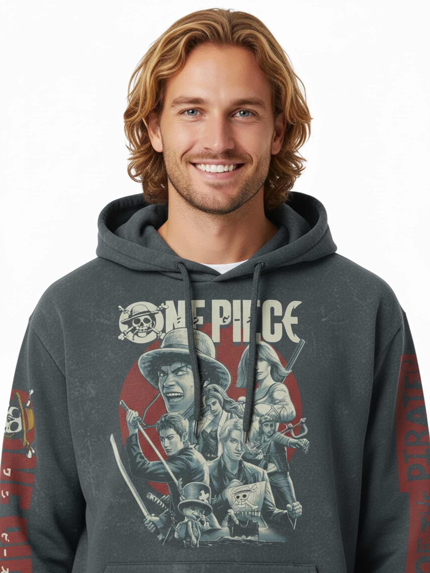 One Piece, Men's & Big Men's Graphic Hoodie, Dead or Alive, Sizes S-3XL