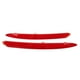 thumbnail image 2 of Reflector de parachoques trasero rojo, 2 piezas Reflector de parachoques trasero Juego de reflectores de parachoques Reflector de parachoques trasero de automóvil Rendimiento de primera categoría, 2 of 9