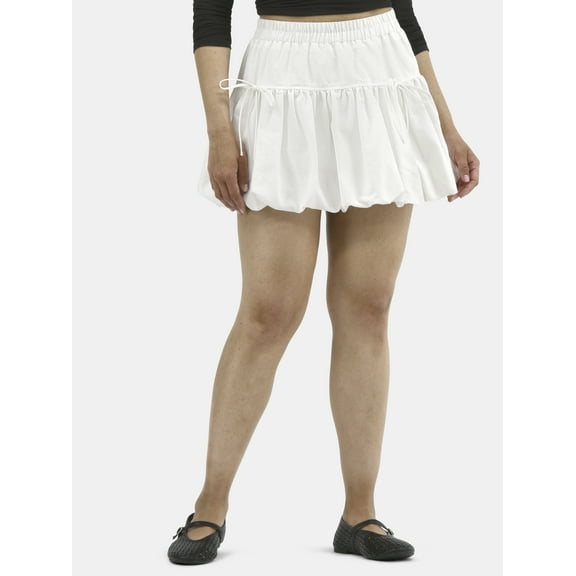 No Boundaries Bubble Mini Skirt with Bows, Women's