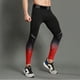 thumbnail image 2 of Pantalones deportivos de compresión para hombre, mallas de yoga, mallas para correr, para entrenar en el gimnasio - M (rojo), 2 of 6