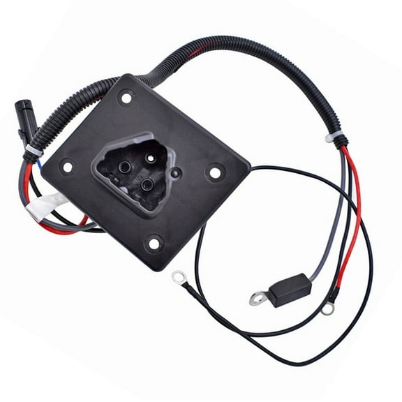 48V Charger Receptacle 602529 Replacement for EZGO TXT/RXV Golf Cart with Wires Delta-Q Charger