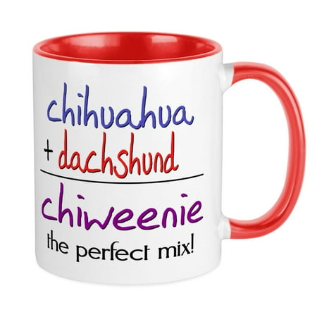 

CafePress - Chiweenie PERFECT MIX Mug - Ceramic Coffee Tea Novelty Mug Cup 11 oz