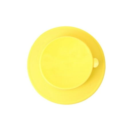 

QWZNDZG Baby Dishes Silicone Plate Suction Tray Antislip Mini Mat Toddler Placemat Children Kids Food Feeding Bowl base suction cup pad