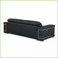 thumbnail image 6 of 3-Seat Modern Minimalist Top Grain Italian Leather Sofa with Kiln-Dried Hardwood Frame | Black | Leather Upholstery | Tight Back, 6 of 10
