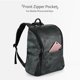 thumbnail image 3 of Mochila Multifuncional Impermeable para Mamá con Espacio Amplio y Diseño Ergonómico, Ideal para Organizar Artículos del Bebé y Personales, Color Café 10090., 3 of 6