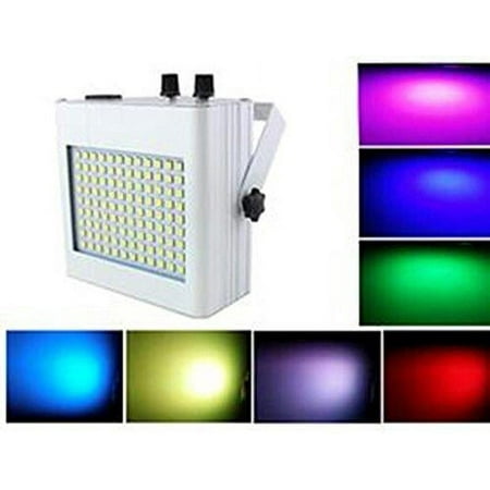 Lightahead LED Sound Activated Stage Light ? Multi Color Auto Strobe Light with Adjustable Flash Rate (108 LED)