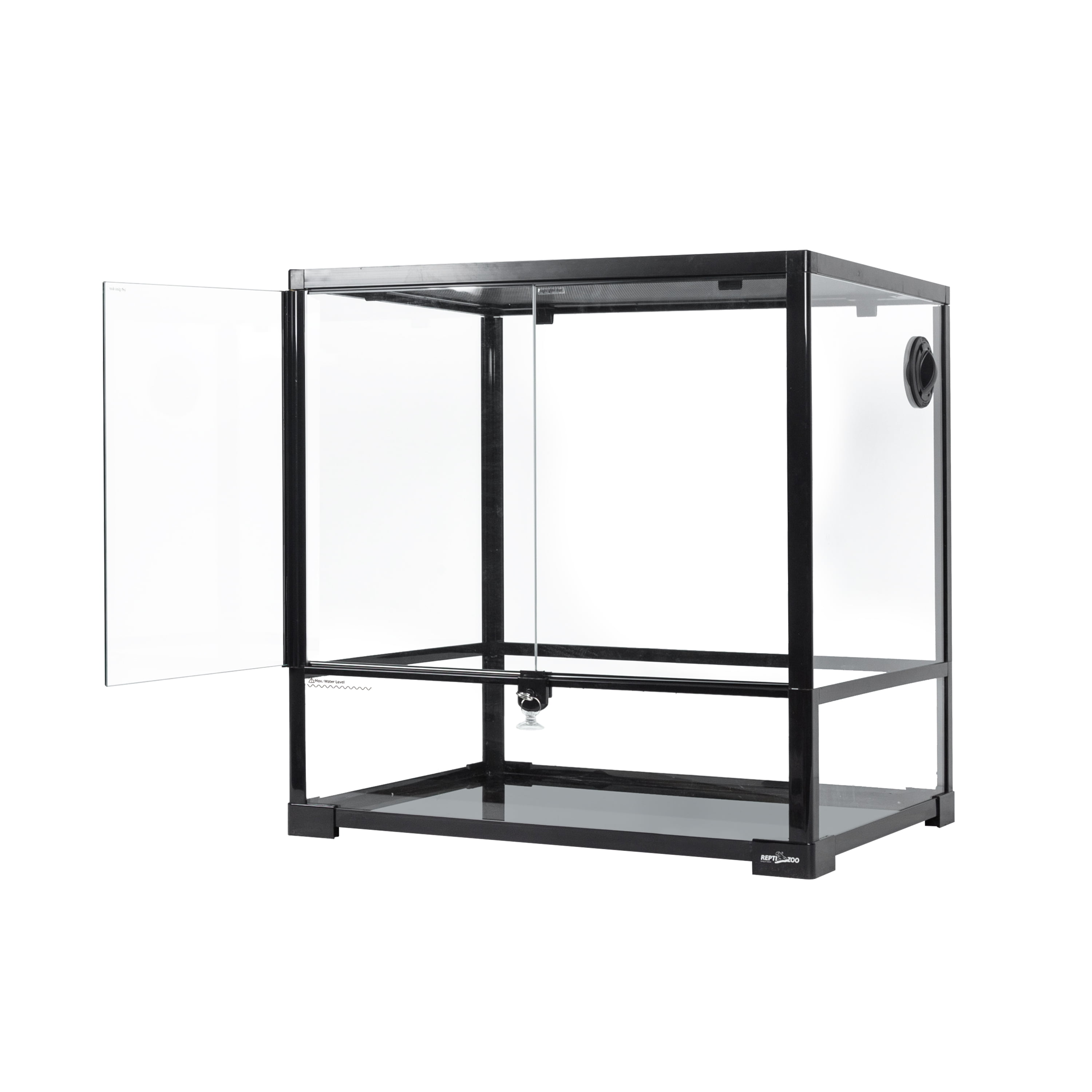 REPTIZOO Reptile Glass Terrarium with Double Hinge Door 24" x 18" x 24"（45 Gallon)