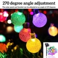 thumbnail image 3 of Light Ball Solar 100LM String Light Impermeable Decoración Lámpara Cadena, Colorido, 1.8cm, Solar 2 Modos, 5m, 20LED Inevent HA006260-03, 3 of 7