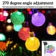 thumbnail image 3 of Light Ball Solar 100LM String Light Impermeable Decoración Lámpara Cadena, Colorido, 1.8cm, Solar 2 Modos, 5m, 20LED Inevent HA006260-03, 3 of 7