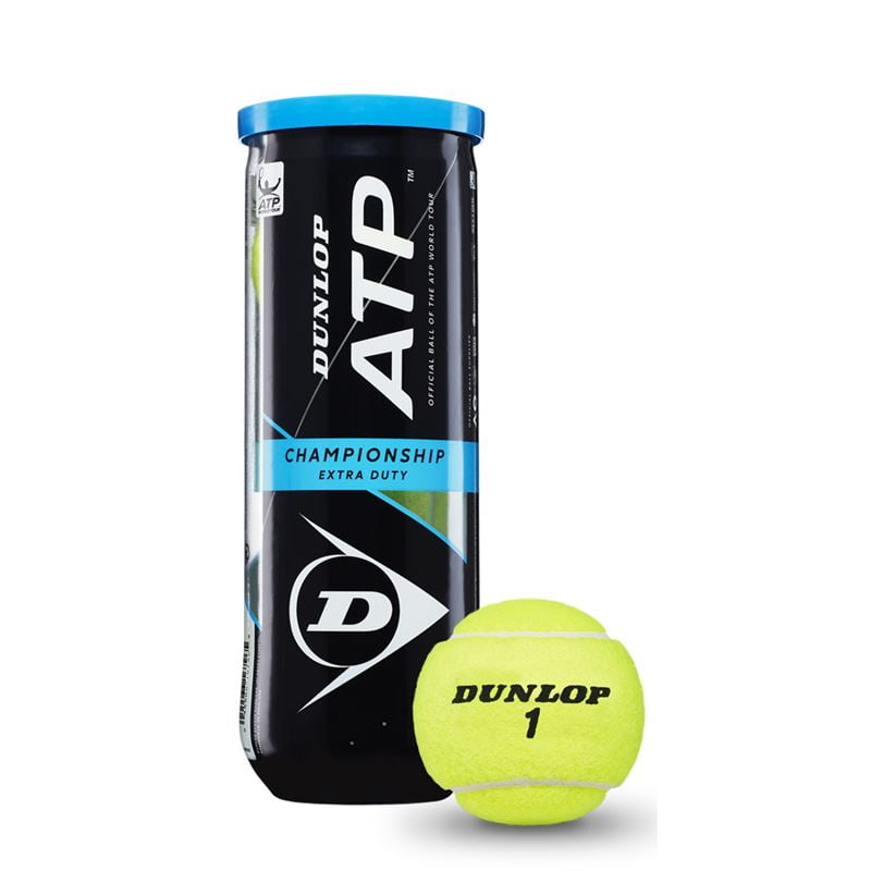 3 Ball Can DUNLOP ATP Premium Extra Duty Tennis Balls 