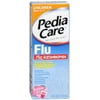 PediaCare Children's Plus Flu Liquid Bubble Gum 4 oz (Pack of 6)