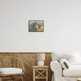 thumbnail image 2 of Country Sheep Modern Portrait Animals & Insects Painting Black Framed Art Print Wall Art, 2 of 7