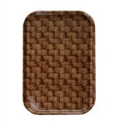 Cambro 1116301 10 7/8" x 15 7/8" Dark Basketweave Insert for 1622 Fiberglass Camtray - 24/Case