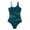 Mint Green, variant on AOOCHASLIY 2022 Popular Women Sexy With Chest Pad Without Underwire Patchwork Strap Shoulder Splicing Yarn Mesh Bikini One-piece Swimsuit
