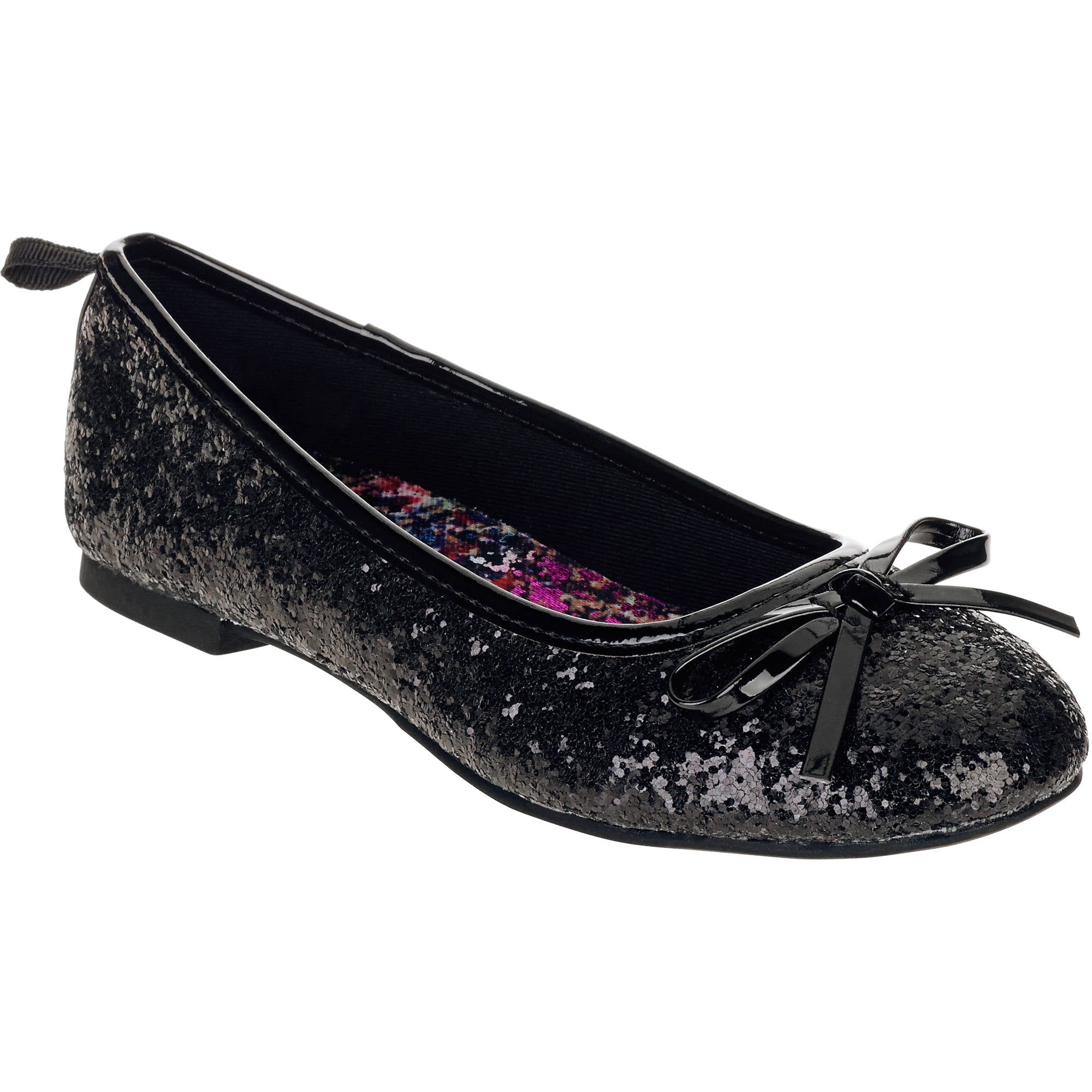 Faded Glory - Girl's Casual Dazzle Flat - Walmart.com ...